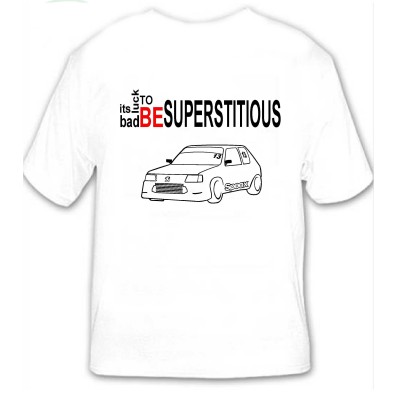 Spoox Motorsport Superstitous T-Shirt - White