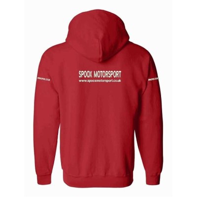 Spoox Motorsport Hoodie - Red