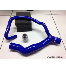 Peugeot 306 Gti-6 / Rallye Top Radiator Hose - With Oil Cooler, Inc Adapter - (Blue)