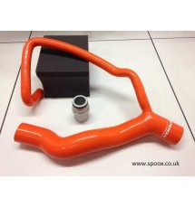Peugeot 306 Gti-6 / Rallye Top Radiator Hose - With Oil Cooler Inc. Adapter (Orange)