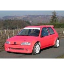 Peugeot 106 Phase 1 3dr - Full Lexan Polycarbonate Window Kit (4mm Clear)