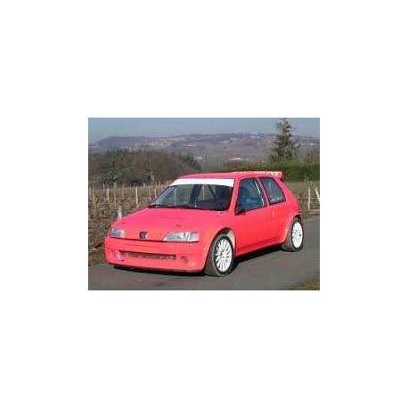Peugeot 106 Phase 1 3dr - Full Lexan Polycarbonate Window Kit (4mm Clear)