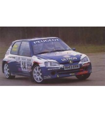 Peugeot 106 Phase 2 3dr - Polycarbonate Rear Window (4mm Clear)