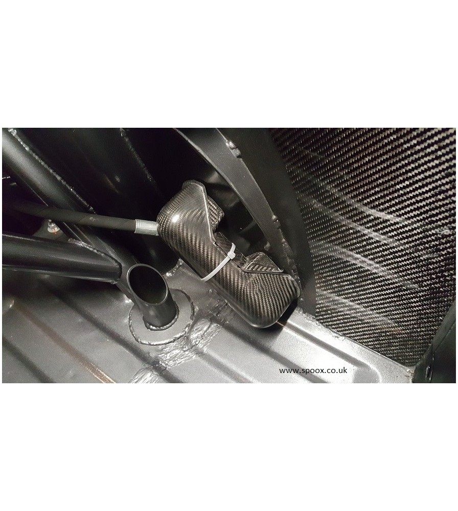 Carbon Fibre Remote Reservoir Canister Holder Cover Spoox Motorsport