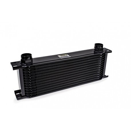 Earls 19 Row Oil Cooler Radiator - Wide - Black -10 AN