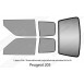Peugeot 205 3dr - Full Lexan Polycarbonate Window Kit (4mm Clear)