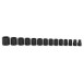 14 pc 3/8" Drive 6-Point Metric Flank Drive® Shallow Impact Socket Set (8–19, 21, 24 mm)