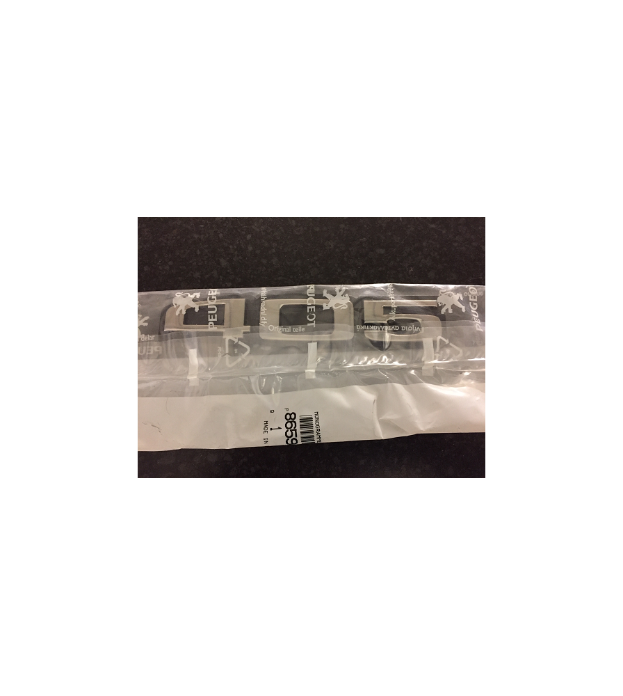 Brand New Genuine OE Peugeot 405 PH2 Boot lid badge - 8659.PW - Spoox ...