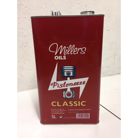 Millers Classic Pistoneeze 10W40 Engine Oil - 5 Litres