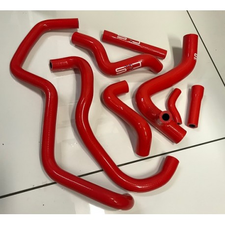 Spoox Racing Developments Peugeot 405 1.9 Mi16 Silicone Oil Breather Hose Kit (RED)