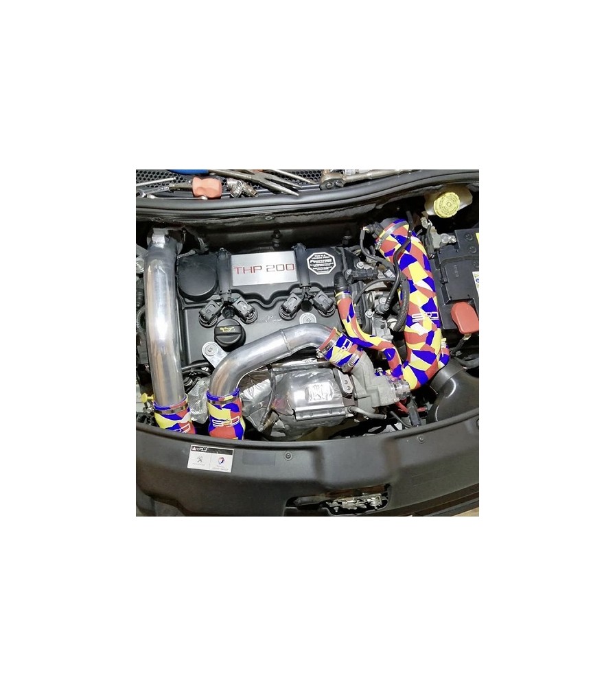 Peugeot 208 GTI EP5 Silicone Air Intake / Inlet Hose Orange Spoox