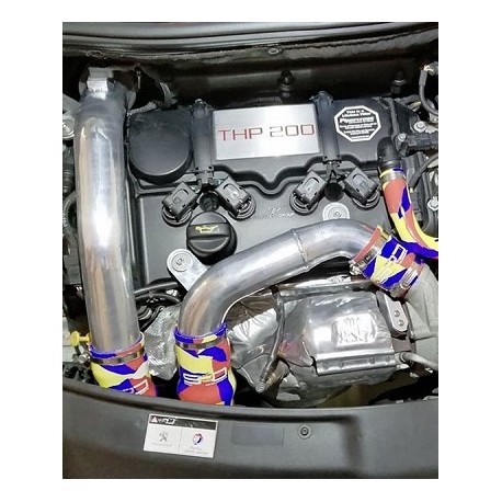 Peugeot 208 GTI EP6 Silicone Boost Pipe Kit (3 piece) - Yellow