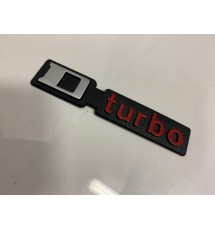 Brand New Genuine O/E Peugeot 205 D-Turbo tailgate badge - 8659.CP