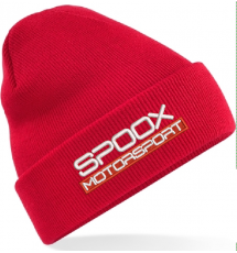 Team Spoox Motorsport Red Classic Beanie Hat