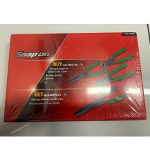 Snap On 4 piece heavy duty plier set  - PL307ACFG61 - Green