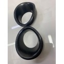 Peugeot 106 Carbon Fibre Front Bumper Ducts - Matt Finish
