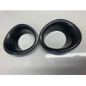 Peugeot 106 Carbon Fibre Front Bumper Ducts - Matt Finish