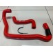 Peugeot 106 GTi Silicone Radiator Hose Kit (RED) Without Oil Cooler