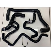 Peugeot 106 GTi Complete Silicone Coolant Hose Kit (BLACK) - With Oil Cooler