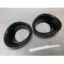 Peugeot 106 Carbon Fibre Front Bumper Ducts - Lacquered Finish