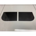 Peugeot 106 Carbon Fibre Front Door Speaker Blanks