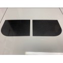 Peugeot 106 Carbon Fibre Front Door Speaker Blanks