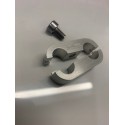 S.R.D 12mm Billet Hose Separator - Clear Anodised