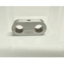 S.R.D 12mm Billet Hose Separator - Clear Anodised