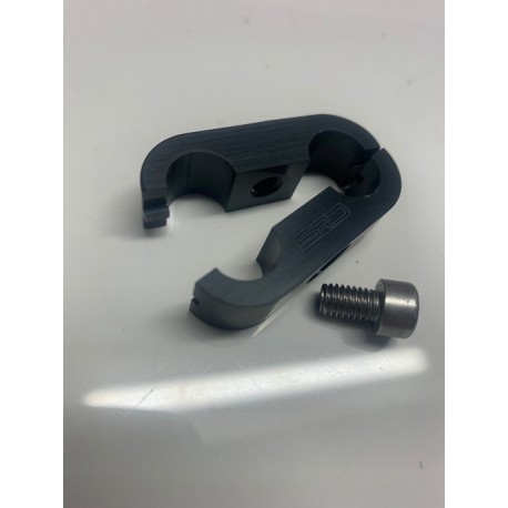 S.R.D 12mm Billet Hose Separator - Black Anodised