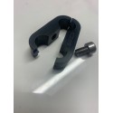 S.R.D 12mm Billet Hose Separator - Black Anodised