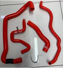 Peugeot 106 S1 XSi Silicone Coolant Hose Kit  1.4 8v (RED) - RHD