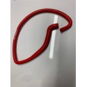 Peugeot 309 GTI from header tank to throttle body coolant hose (RED)