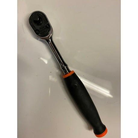 Snap On 1/4" Drive Dual 80 Technology Soft Grip Long Handle Ratchet - THL72 - Orange