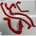 Spoox Racing Developments Peugeot 205 / 309 GTI Full Silicone Oil Breather / Filler Hose Kit - RED