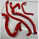 Spoox Racing Developments Peugeot 205 / 309 GTI Full Silicone Oil Breather / Filler Hose Kit - RED