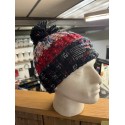 S.R.D Chunky Beanie Pom Pom Hat 2021 with Black Logo - Multi coloured