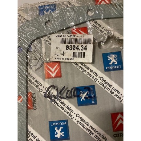 Genuine OE Peugeot 405 1.9 Mi16 Sump Gasket - 0304.34