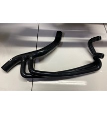 Peugeot 309 GTI silicone top radiator hose with oil cooler takeoffs - Black