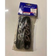 Genuine OE Peugeot 806 Mudflap Badge Kit - 9686.1X