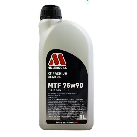 Millers Oils XF Premium MTF 75w-90 Fully Synthetic Transmission Oil - 1 Litre