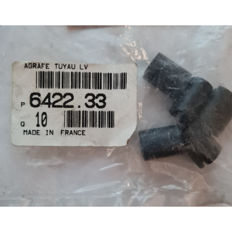 Genuine OE Peugeot 405 washer pipe clip for wiper arm - 6422.33