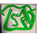 Peugeot 106 S2 Rallye Silicone Coolant Hose KIT - With Oil Cooler (GREEN)