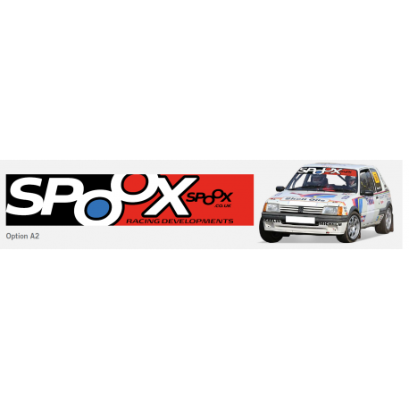 Spoox Racing Developments Black / Red Sunstrip
