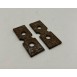 Genuine O/E Peugeot 205 Tailgate hinge reinforcement plates (PAIR) - 8715.55