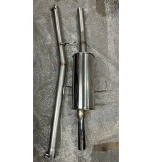 Spoox Peugeot 205 Stainless Steel 2.25" Exhaust System (downpipe back)