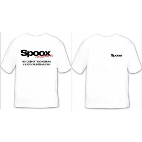 Spoox Motorsport STD White T-Shirt