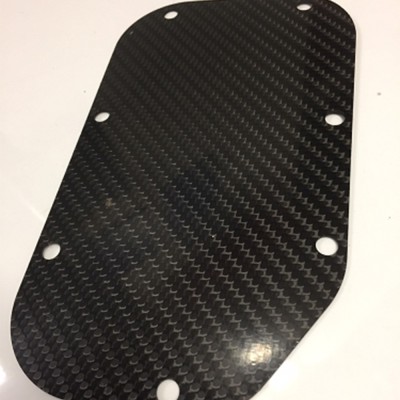 Peugeot 205 carbon fibre pedal box blanking plate