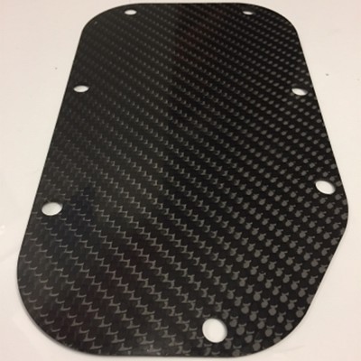 Peugeot 205 carbon fibre pedal box blanking plate