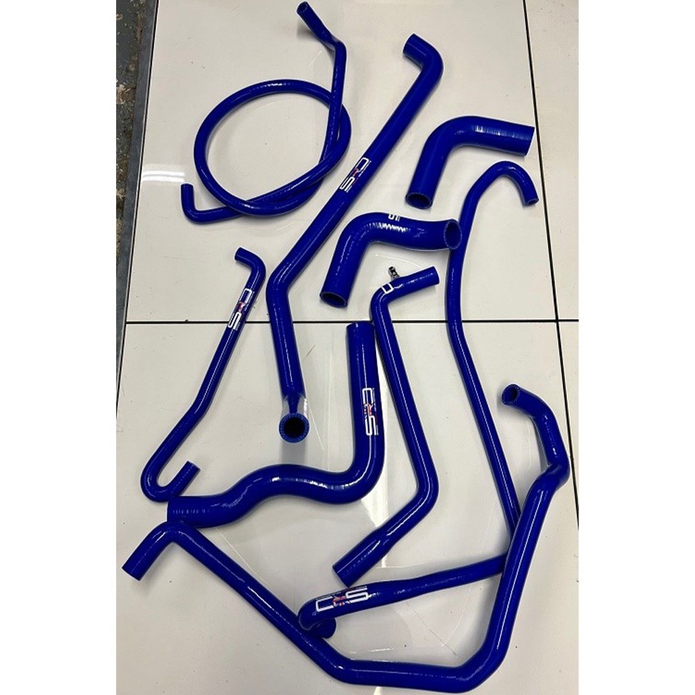 1991 Onwards Peugeot 205 GTI 8 Valve Silicone Coolant Hose Kit - No Factory Oil Cooler