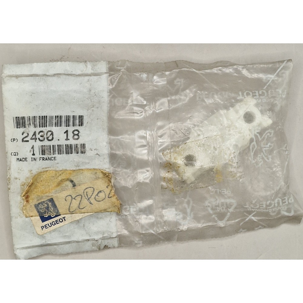 Genuine OE Peugeot 205 white gearstick half moon block - 2430.18